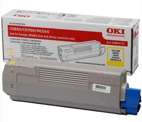 Oki 43865721 Toner 1 Unidade(S) Original Amarelo