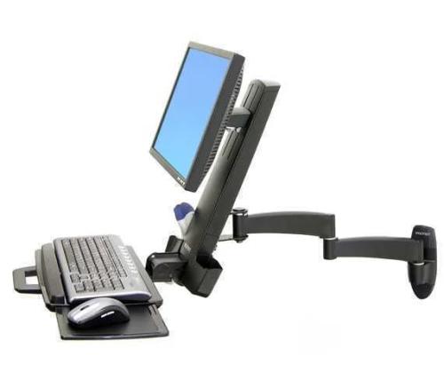 ERGOTRON 200 SERIES COMBO ARM 61 CM (24") PRETO P.