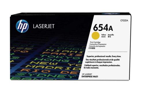 Hp Toner Laserjet Original 654a Amarelo
