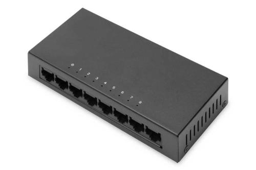 Digitus Switch 8-Port 10/100 Unmanaged Schwarz