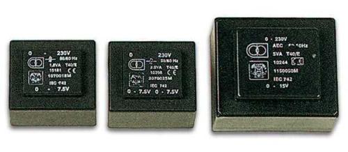 Encapsulated Transformer 12va 2 X 9v / 2 X 0.670a