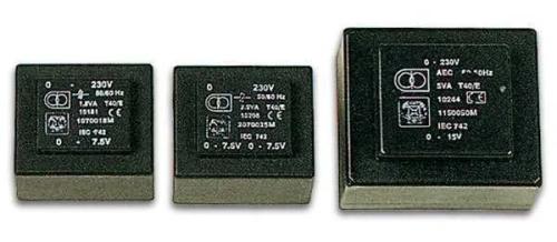 Encapsulated Transformer 12va 2 X 9v / 2 X 0.670a