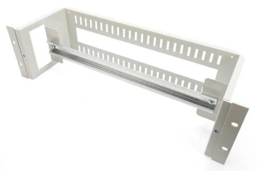 Digitus Hutschienenträger 3he 19" (483mm) + Hutschiene Grau