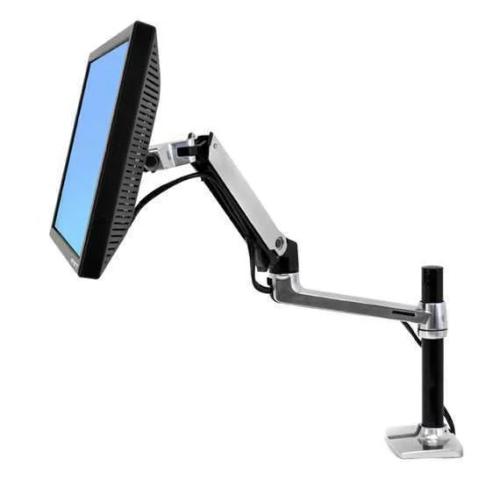 Ergotron Tischhalter Lx 1-Monitor -34"-11kg -Alu-Hohe Säule
