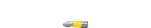 Wiha Y Bit Set, 25 Mm Pozidriv (Pz2), 5-Pcs. In Box, 1/4" (41589)