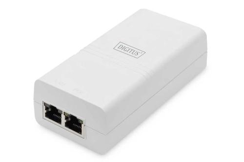Digitus Gigabit Ethernet Poe Injektor 802.3af 15,4w Weiß