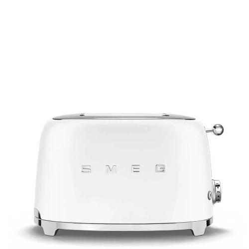 Smeg Toaster 2x2 50? Style Matt White Tsf01whmeu