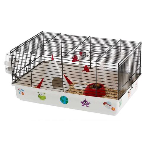 FERPLAST CRICETI 9 KOSMOS HAMSTER CINZENTO, BRANCO