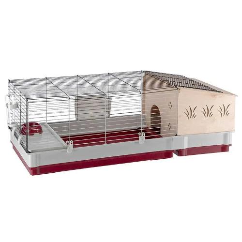 FERPLAST KROLIK 140 PLUS RABIT CINZENTO, VERMELHO