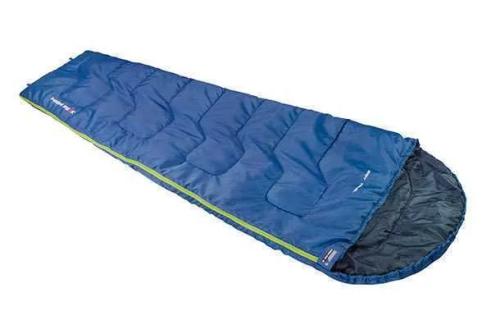 High Peak Easy Travel Semi-Rectangular Sleeping Bag Polyester Blue 20090