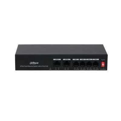 Net Switch 4port 4poe 100m/Pfs3006-4et-36 Dahua