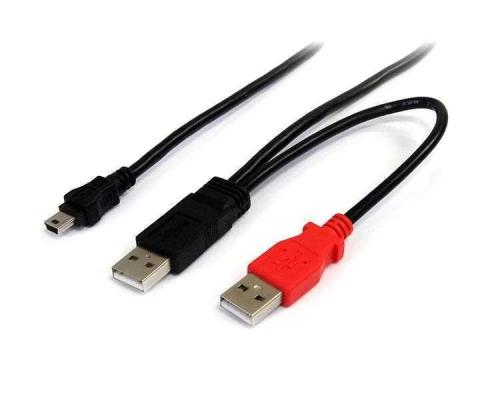 Cabo Usb 2.0 a para Mini Usb B Startech Usb2habmy6 Preto