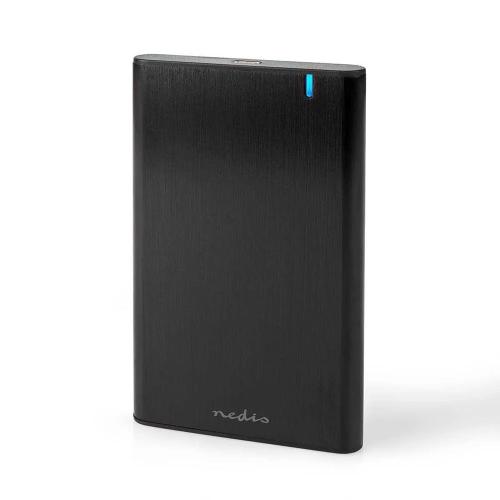 Caixa de Disco Nedis Hdde25410bk Preto
