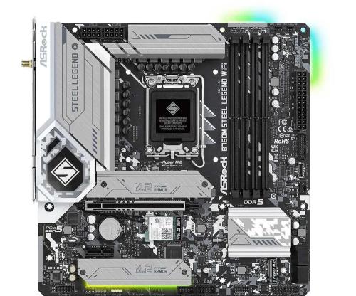 Asrock B760m Steel Legend Wifi Intel B760 Lga 1700 Micro Atx