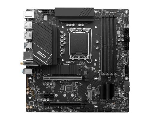 Msi Mainboard Pro B760m-A Wifi Ddr4 - Micro Atx - Sockel Intel 1700 - Intel B760