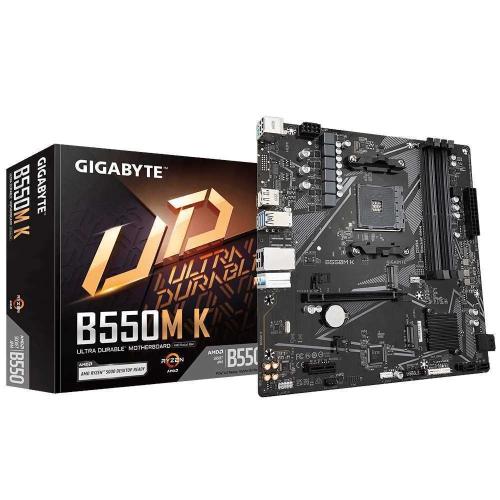 Gigabyte B550m K 1.0 Motherboard Amd B550 Socket Am4 Micro Atx