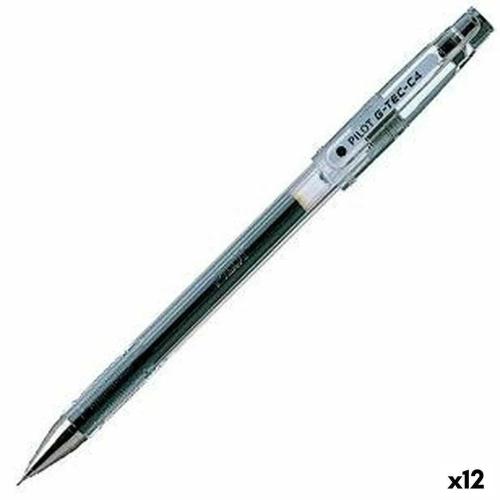 Esferográfica de gel Pilot G-Tec C4 0,2 mm Preto .