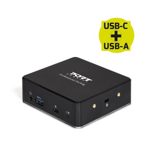 Port Designs 901908 Interface Hub Usb 3.2 Gen 1 (3.1 Gen 1) Type-C Black