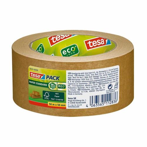 Fita Cola para Embalar de Papel Ecológico 50m X 5.