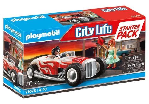 Playmobil: Starter Pack Hot Rod 20 Peças | Idades.