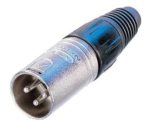 Neutrik Nc3mx Conector Xlr Preto, Prateado