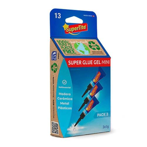 Adesivo Instantâneo Gel, Blíster 3x1g 2513 Supert.