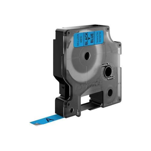 Cinta Rotuladora D1 9mmx7m Negro/Azul Dymo S07207.