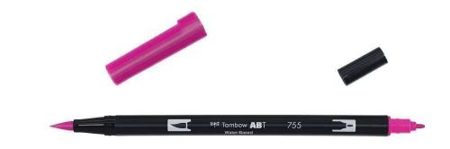 Tombow Abt-755 Caneta de Feltro Fina Rosa 1 Unida.