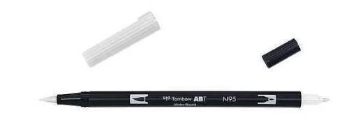 Tombow Abt-N95 Caneta de Feltro Fina Cinzento Cla.