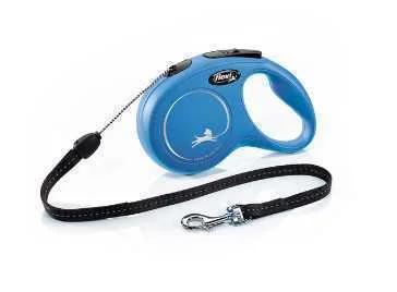 Trela para Cães Flexi New Classic 8 M Azul Tamanho S