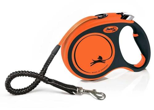 Trela para Cães Flexi Xtreme 5 M Laranja Tamanho L