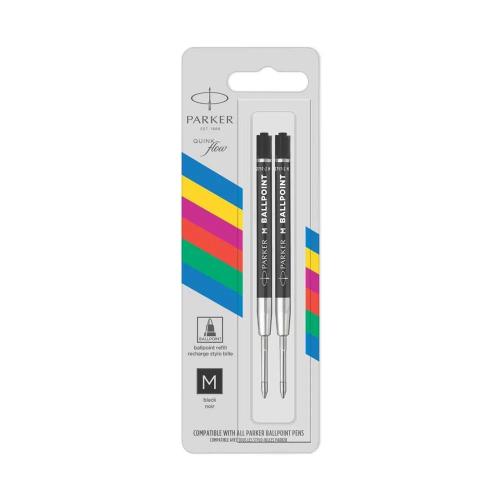 PARKER QUINKFLOW MÉDIO PRETO 2 UNIDADE(S)