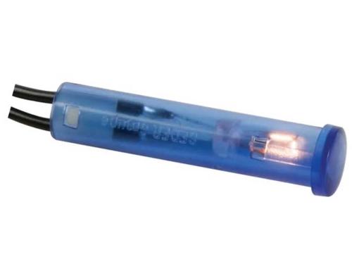 Round 7mm Panel Control Lamp 12v Blue