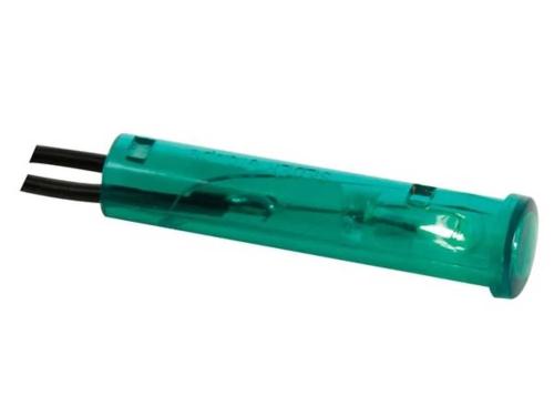Round 7mm Panel Control Lamp 220v Green