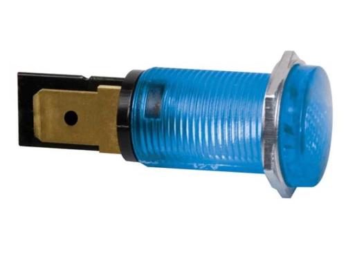 Round 14mm Panel Control Lamp 220v Blue