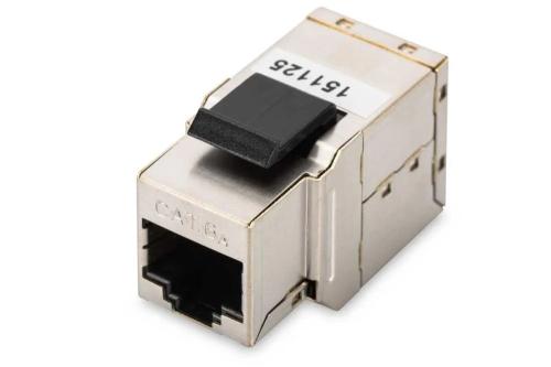 Conversor Digitus Cat 6a Apantallado Rj45 a Rj45 .