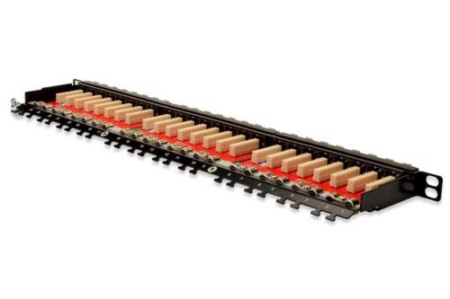Digitus Patch Panel 19" 24p Cat6a 0.5u Blindado P.