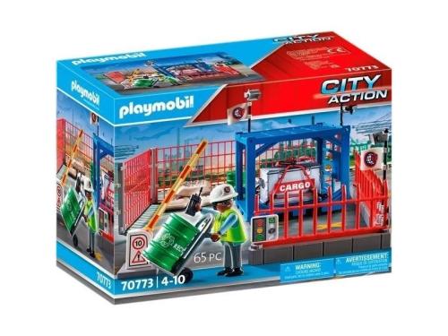 construção de armazém de carga Playmobil