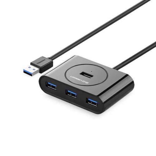 Hub USB UGREEN CR113 4-Port USB 3.0 Preto