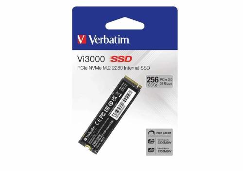 Ssd 256gb Verbatim Vi3000 Pcie Nvme M.2