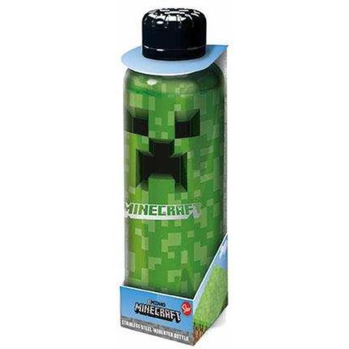 Botella Minecraft 515 Ml Acero Inoxidable