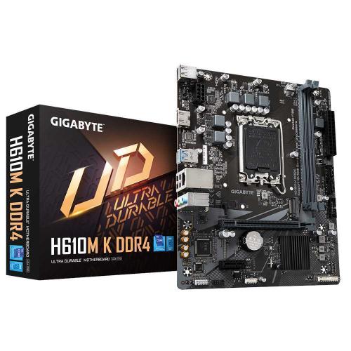 Gigabyte H610m K Ddr4 (H610,S1700,Matx,Ddr4)