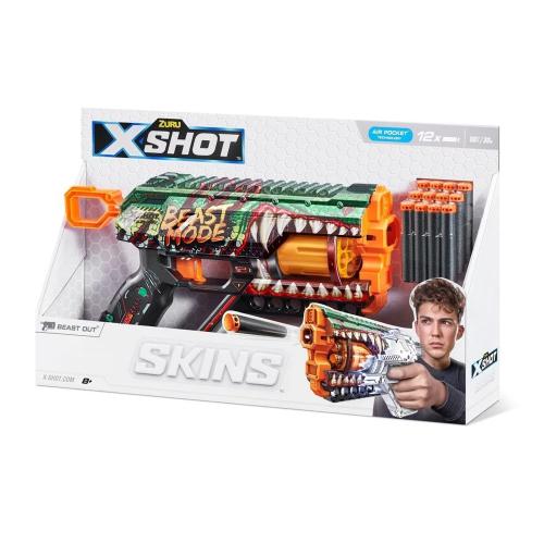 Pistola Zuru X-Shot Skins - Griefer Beast