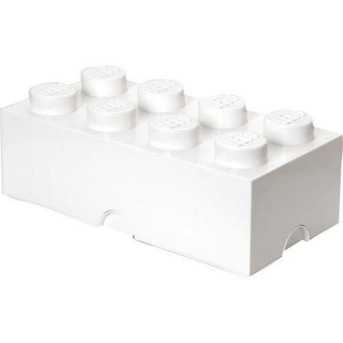 Caixa de armazenamento LEGO Brick8 Branco