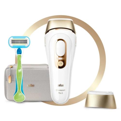 Braun Silk-Expert Pro 5 Pl5014 Ipl With 2 Extras: Venus Razor And Premium Pouch