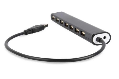 Hub Usb Gembird 7-Port (7 X Usb 2.0) Preto