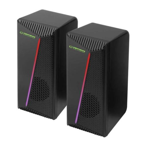 Colunas Esperanza 2.0 USB LED RAINBOW NORTEC