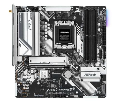 Asrock A620m Pro Rs Wifi Amd A620 Socket Am5 Micro Atx