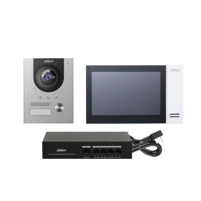 Kit de Vídeo Porteiro Ip C/ Monitor + Gravador Vídeo Digital - Dahua