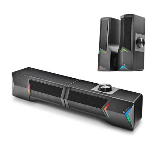 Colunas Bluetooth 12W Preto - NGS